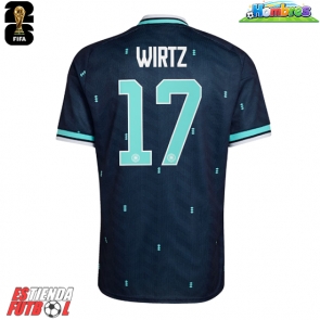 Alemania Florian Wirtz #17 Segunda Equipación Mundial 2026 Manga Corta